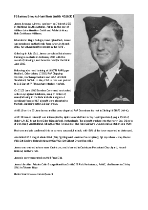 A preview of a PDF biography for Smith, James Brooks Hamilton